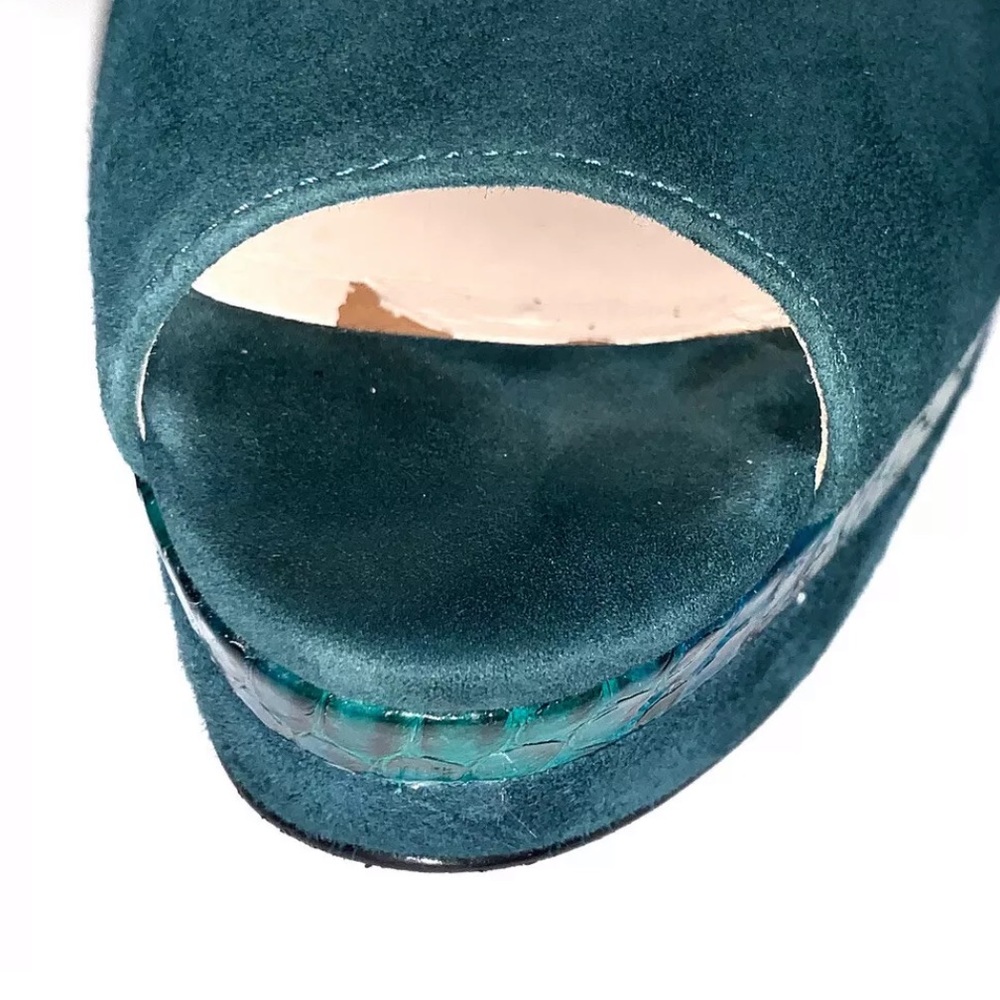Boutique 9 Nixit Suede Platform Open Toe Heels View 6